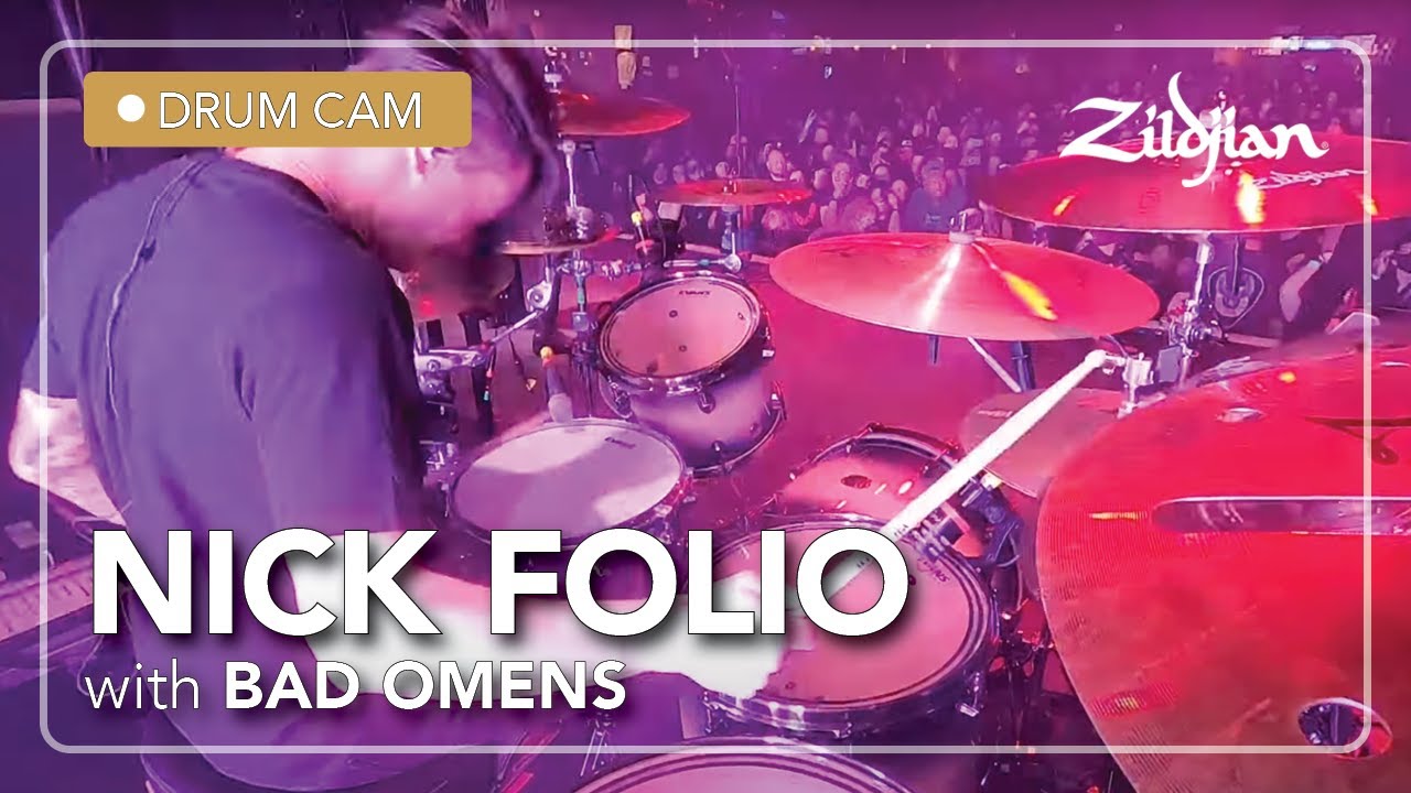 BAD OMENS LIVE Drum Cam with Nick Folio | Zildjian