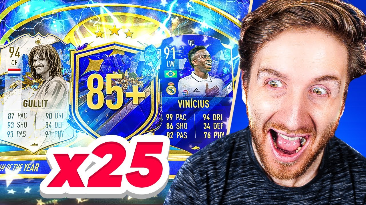 FIFA 23 25 x 85+ Team of the Year Double Upgrade Packs!