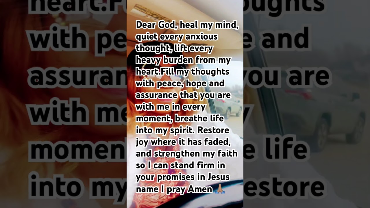 Dear God, lift every heavy burden from my heart in Jesus name🙏🏽 please subscribe to our channel!