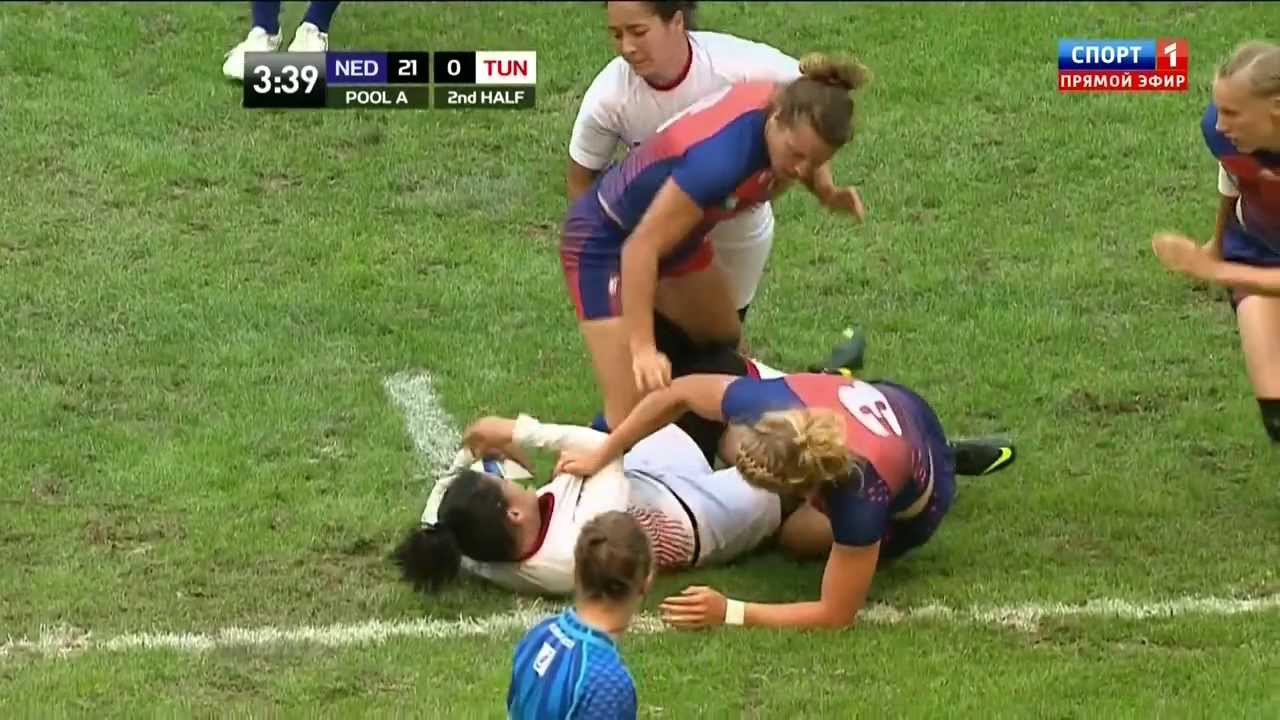 2013 RWC 7s Day2  W17 Pool A Netherlands v Tunisia