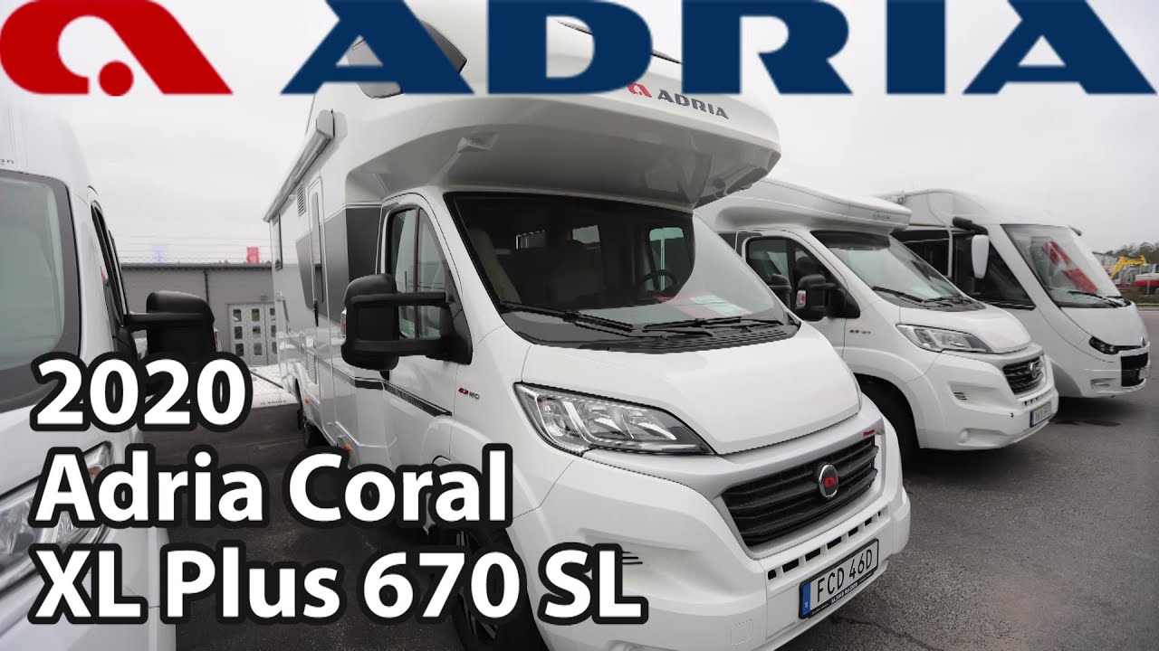 Adria Coral XL Plus 670 SL 2020 Motorhome 7,33 m
