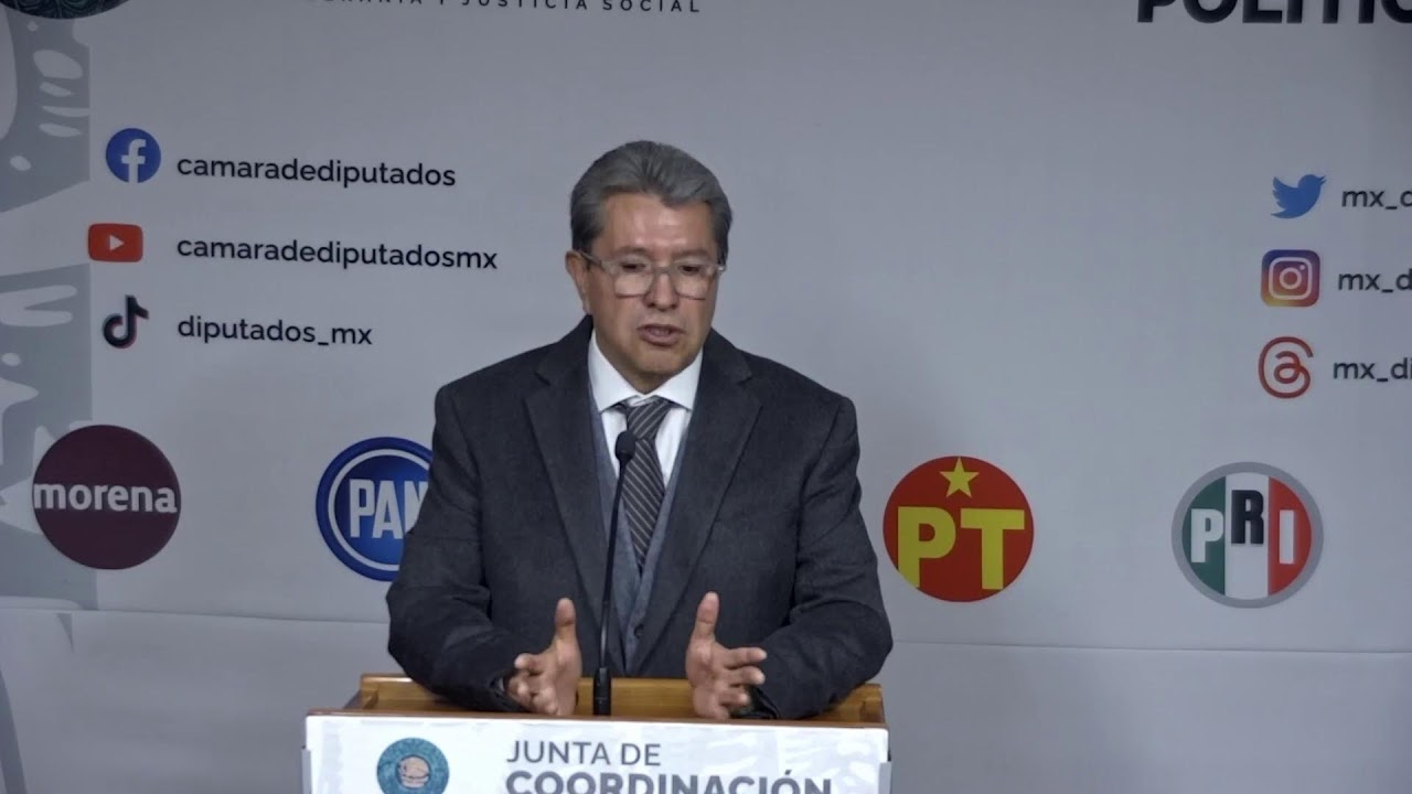 EN VIVO / Conferencia de prensa del Dip. Ricardo Monreal &Aacute;vila, presidente de la Jucopo