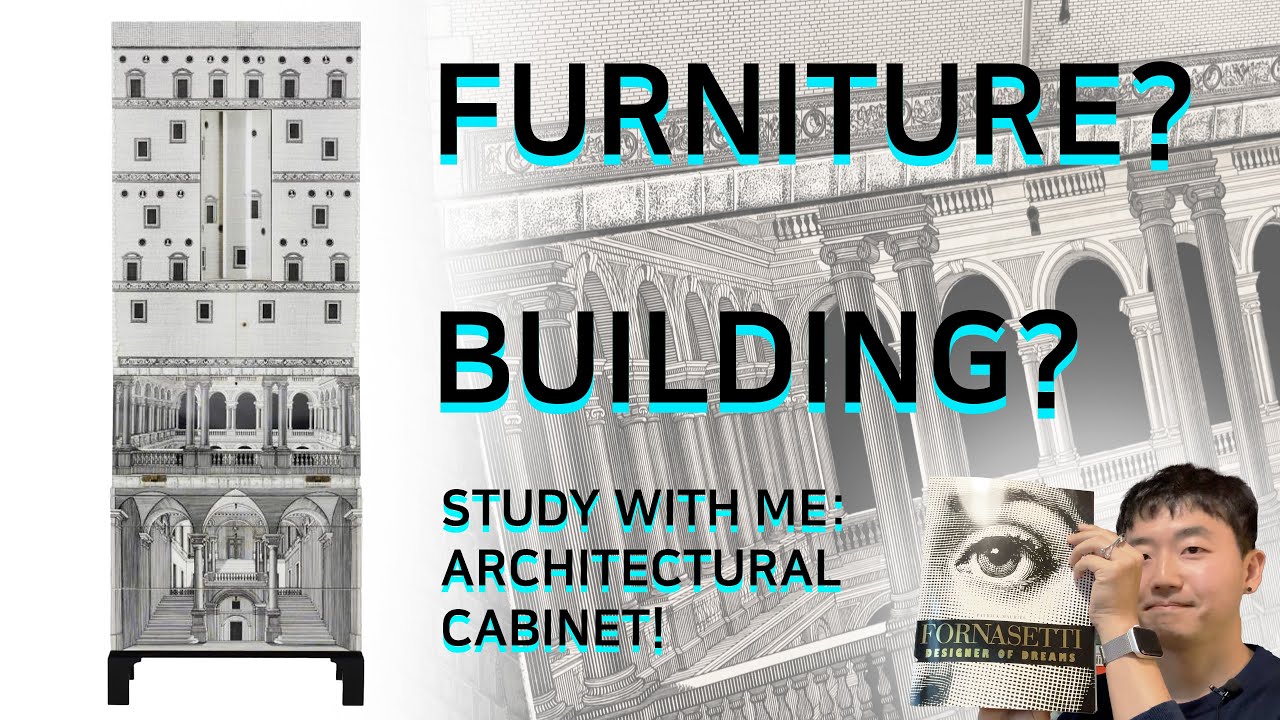Is This Furniture… or Architecture? | Study With Me (Fornasetti’s Architecture Cabinet)