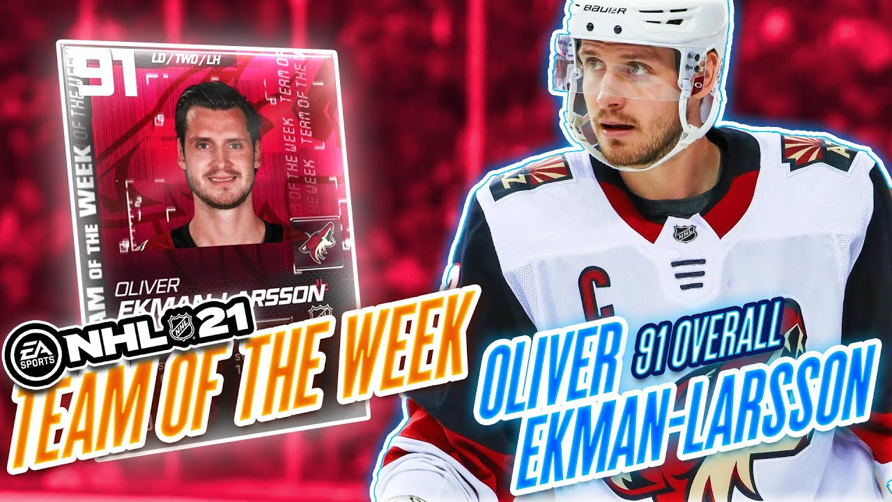 NHL 21 | HUT TEAM OF THE WEEK| BIG RIVALS PACKS! | 91 EKMAN-LARSSON