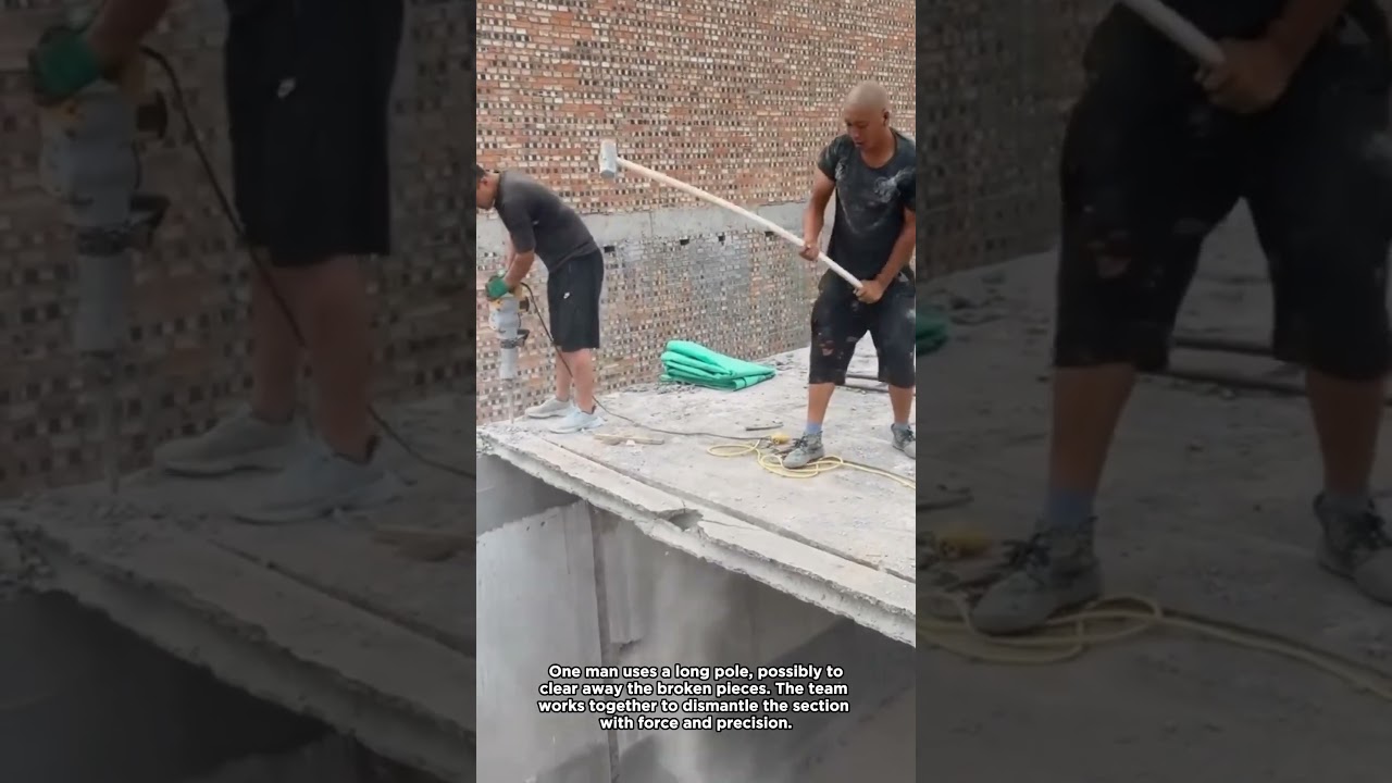 Concrete Demolition with Jackhammers