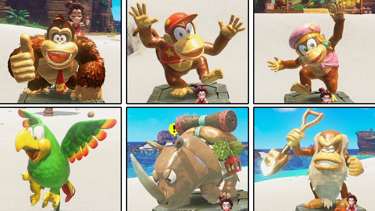 ドンキーコング バナンザ【Switch2】 DLC 全フィギュア(石像)集 まとめ ニンテンドースイッチ2