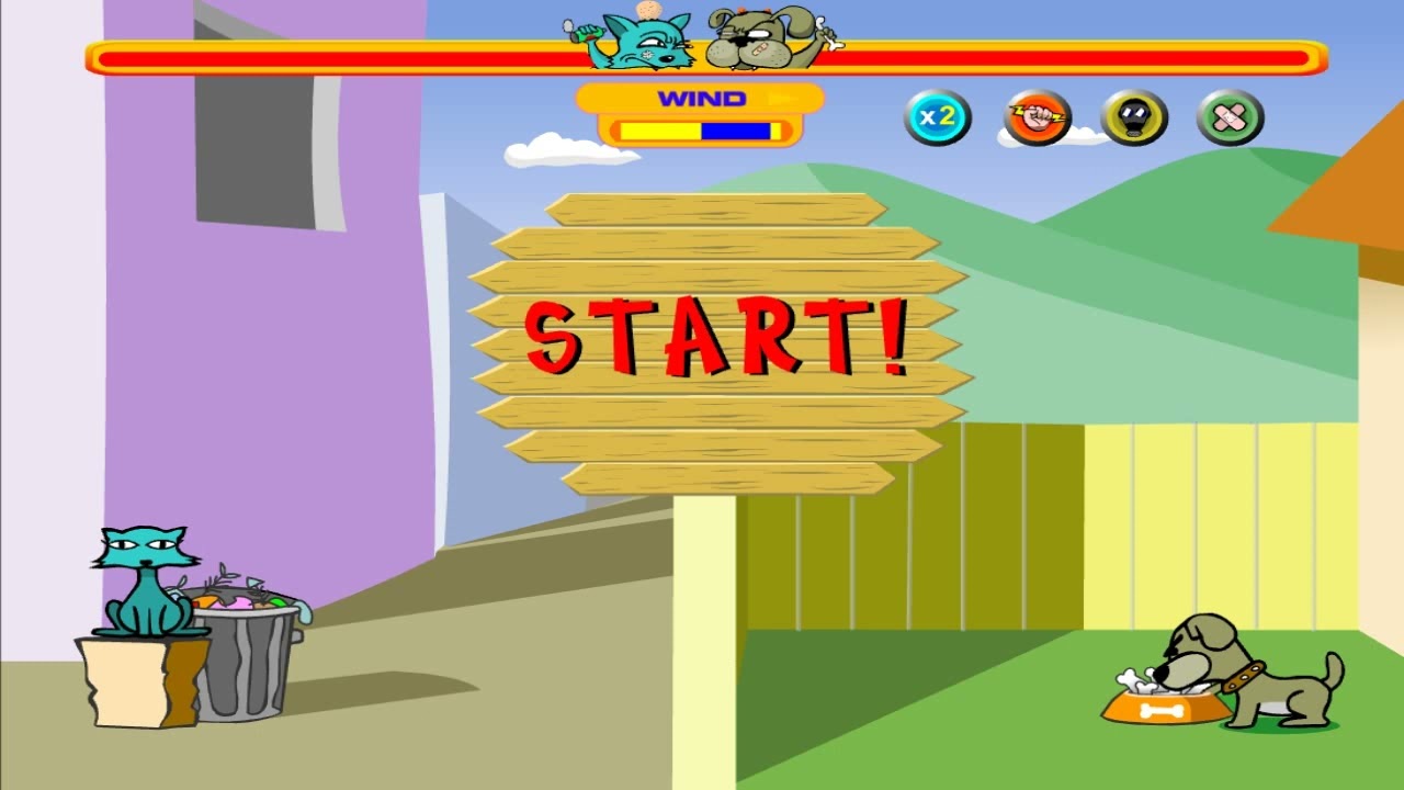 Cat vs Dog .Fleabag vs Mutt  ~Flash Game~