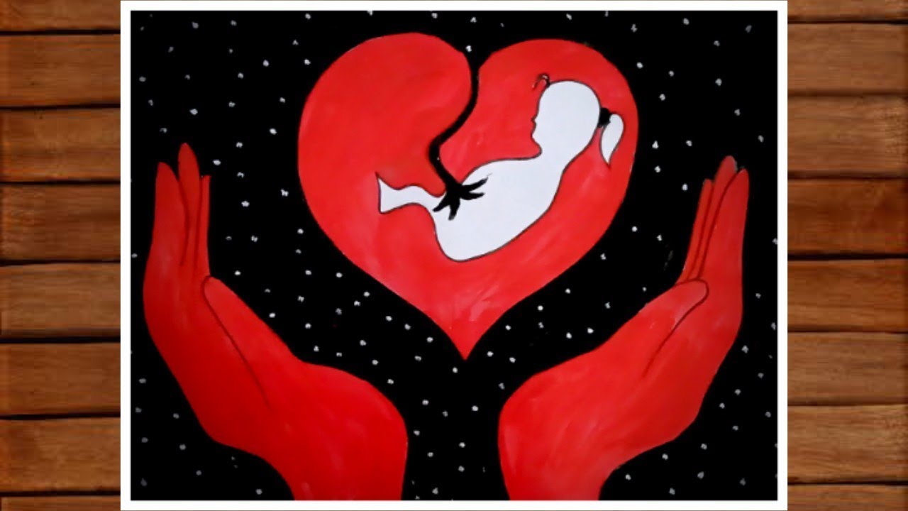 Save Girl Child Drawing | बेटी बचाओ बेटी पढ़ाओ ड्राइंग | Save Girl Poster Drawing