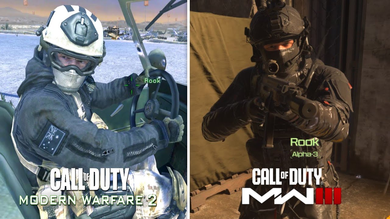 ROOK Comparison | COD: Modern Warfare 2 (2009) vs COD: Modern Warfare III (2023)