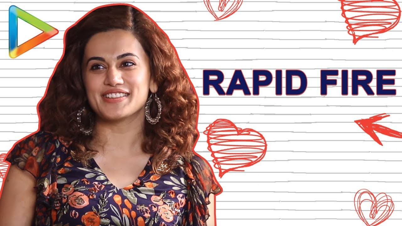 Saif Ali Khan ya Shah Rukh Khan – Taapsee RUMI Pannu’s surprising answer | RAPID FIRE