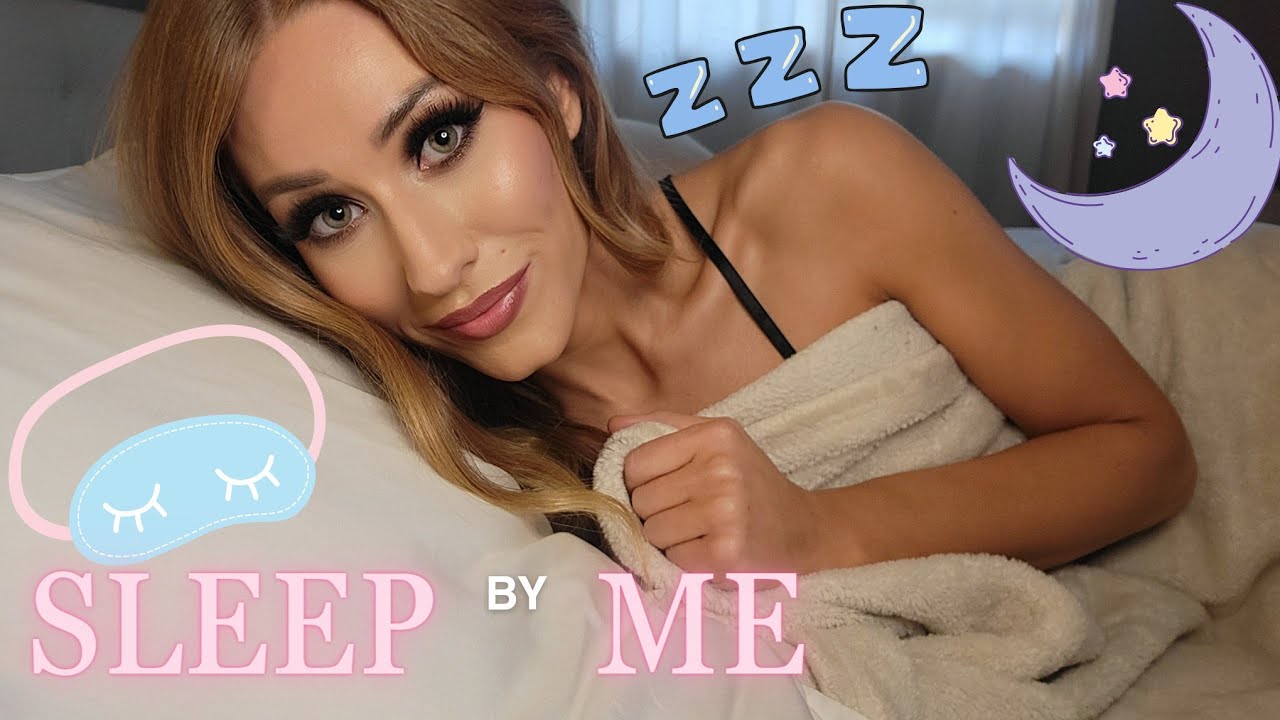 ASMR Falling Asleep By You 😴🛌💕 (face brushing, plucking, affirmations)