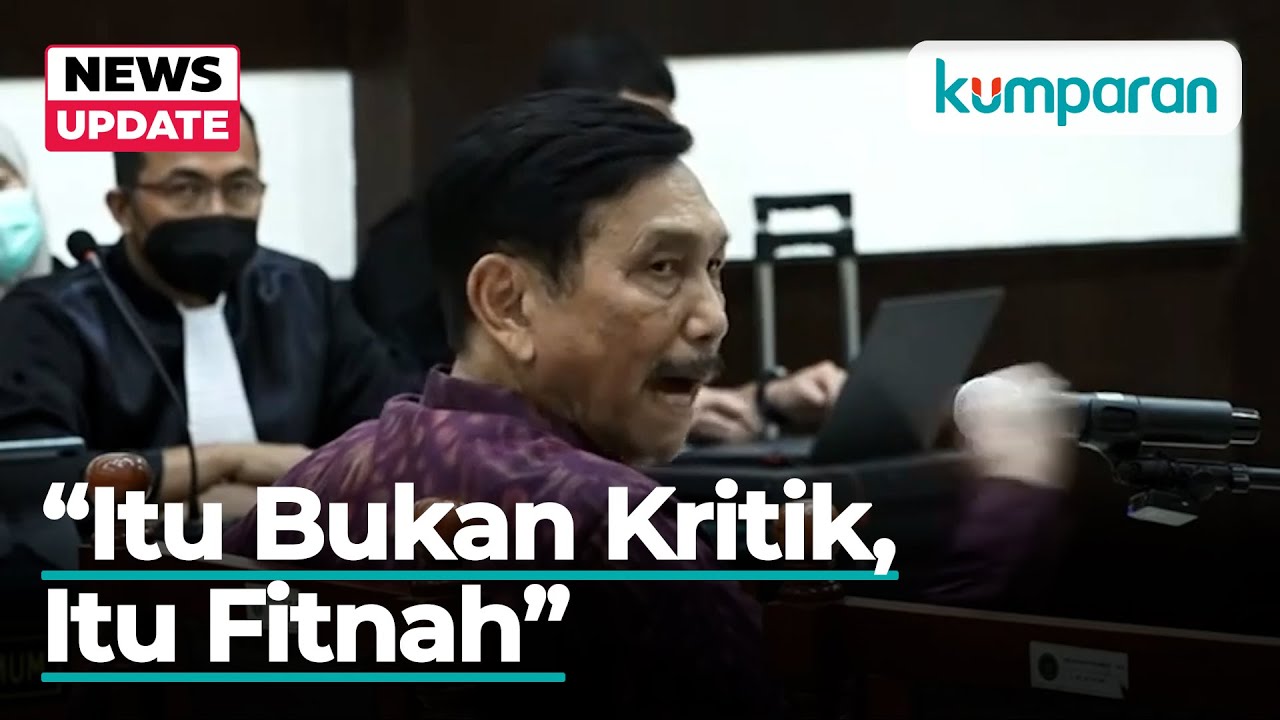 Jawaban Luhut saat Ditanya Penasihat Hukum Haris Azhar soal ‘Lord’