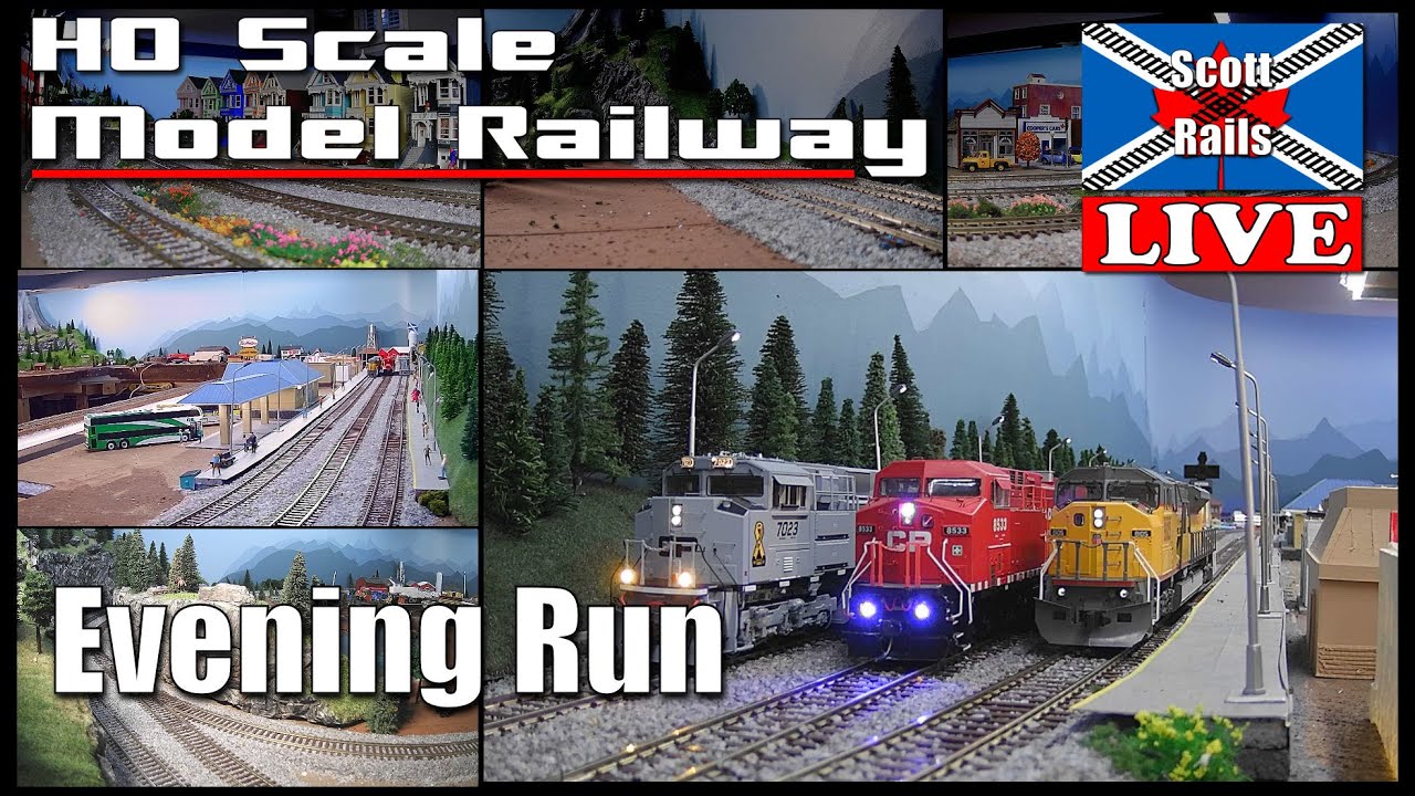 Scott Rails Live -Late Night Loco Lounge - Running Trains - Chat n Chill