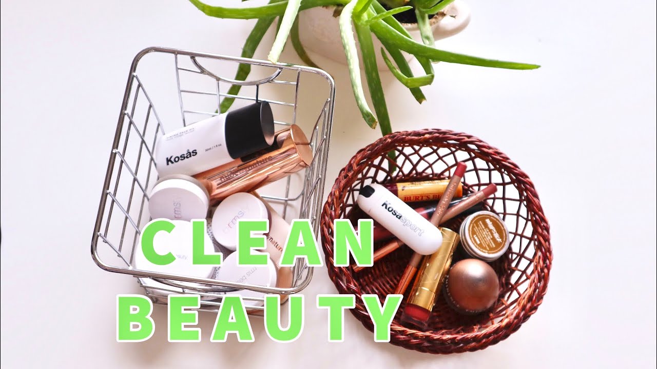 ASMR my clean beauty routine