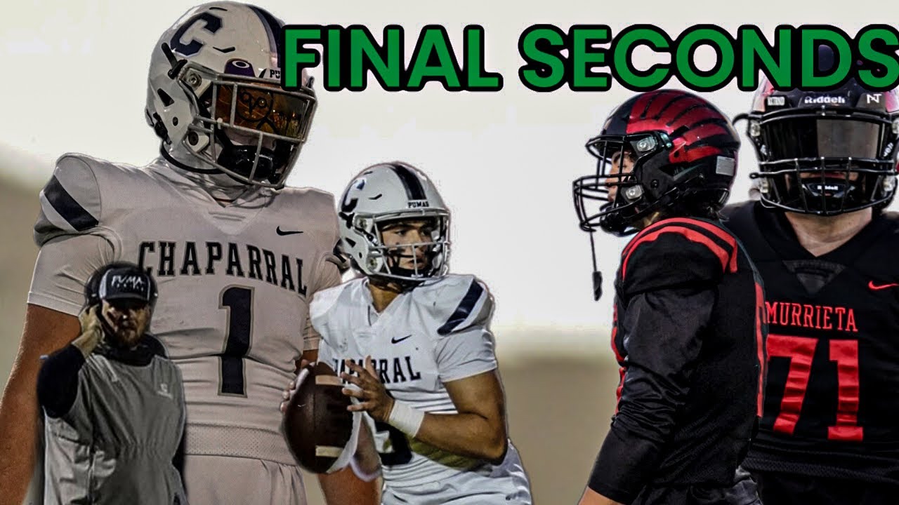 CHAPARRAL VS MURRIETA VALLEY | RIVALRY GOES TO THE FINAL SECONDS