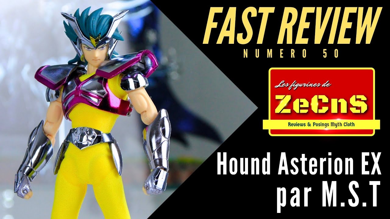 Saint Seiya Myth Cloth - ZeCnS Fast Review - Astérion Des Chiens de Chasse EX MST Review