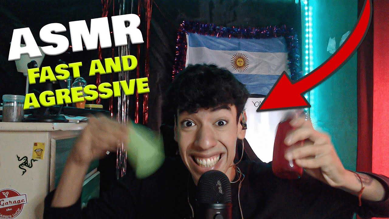 ASMR RAPIDO Y AGRESIVO 🔥💤