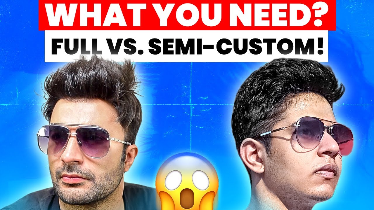 Fully Customized and  Semi Customized Hair Patches in India.