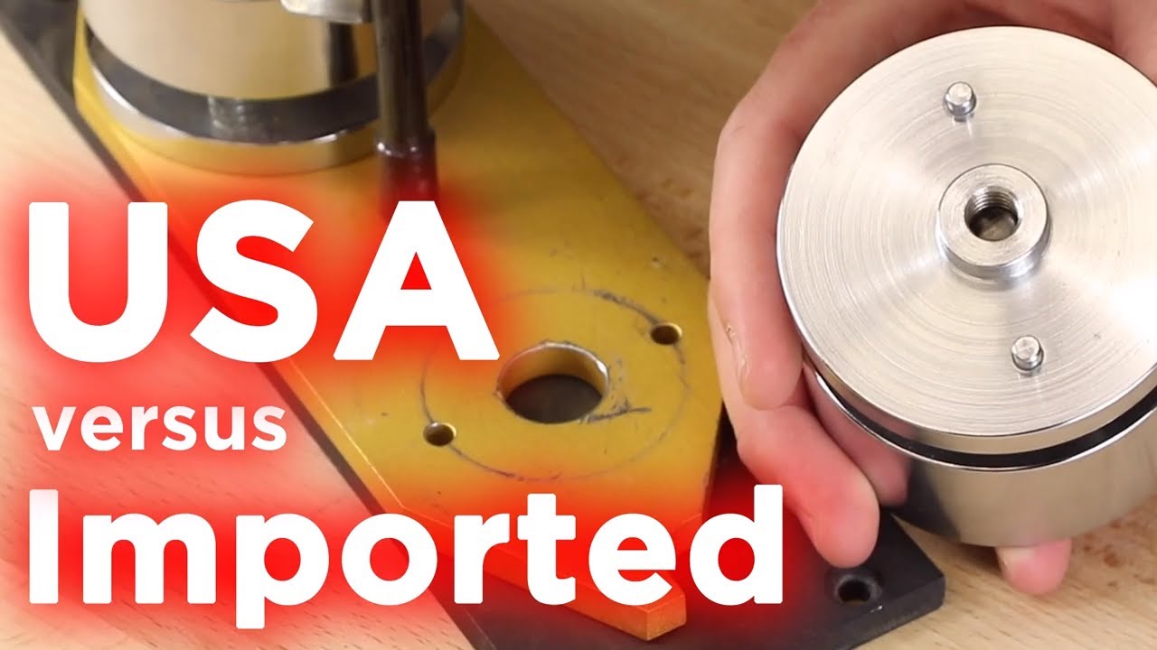 Multi Size Button Makers -  USA Made Button Maker vs Imported Chinese Button Makers