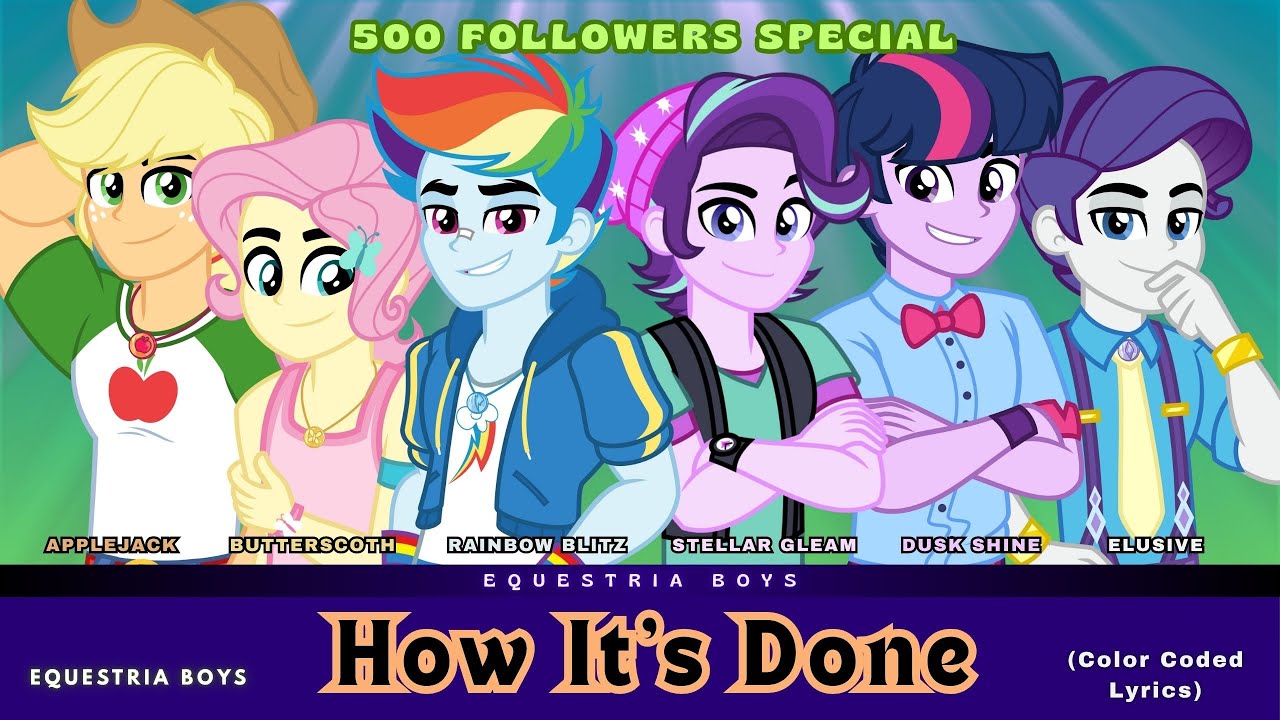 How It's Done (HUNTRIX) KPOP Demon Hunters (Male Cover) - Equestria Boys | Full Color Coded Lyrics