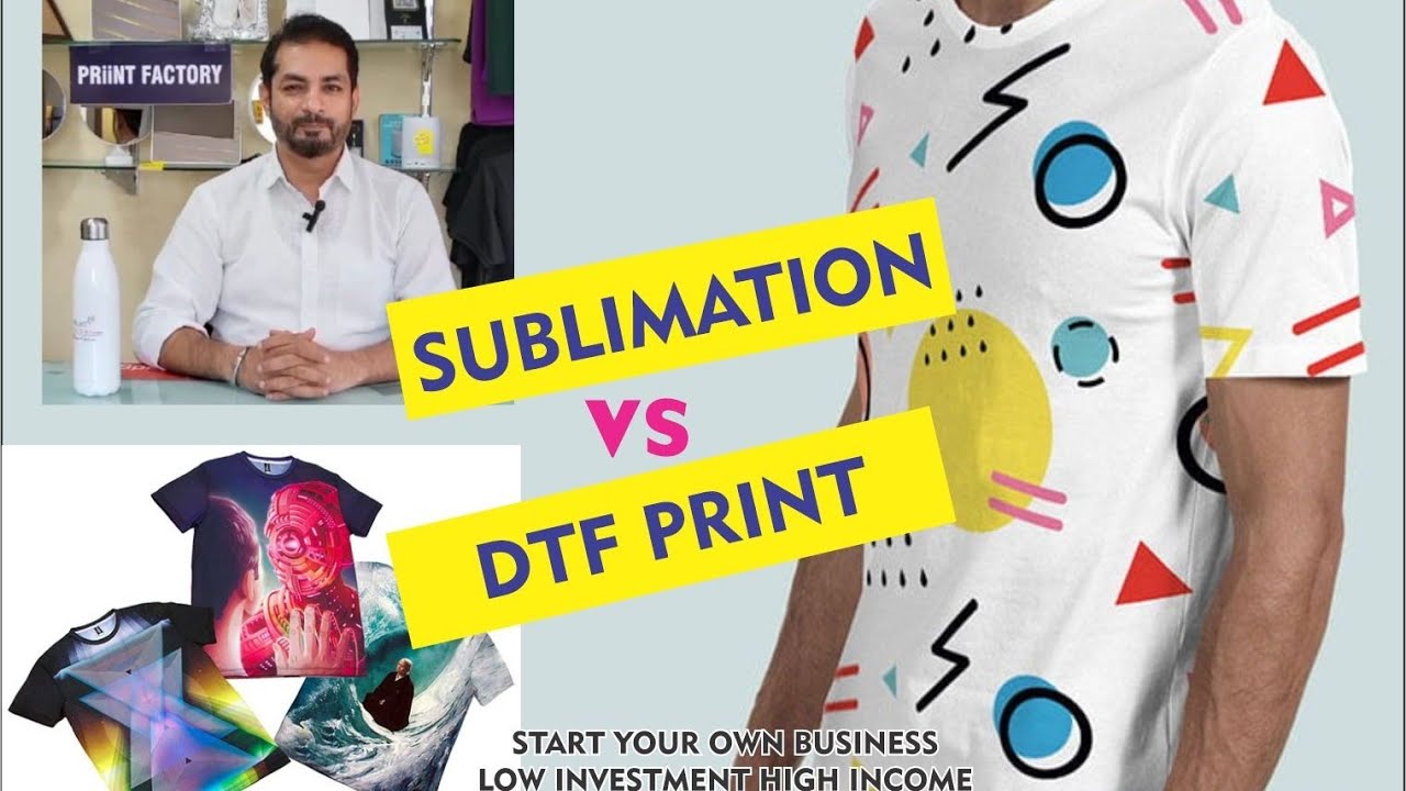 Sublimation Print vs DTF Print I Very Use Full Video I DTF Printer I Sublimation Printer I DTF Sheet