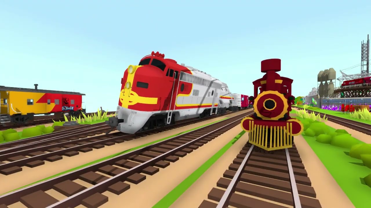 ROLLING LINE - FROSTY THE SNOWMAN AND F7 - NEVER ENDING RACE!