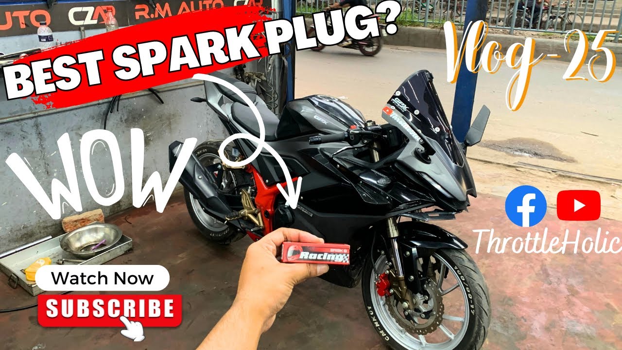 BEST SPARK PLUG IN TOWN | GPX DEMON GR 165 | THROTTLEHOLIC MOTOVLOG - 25