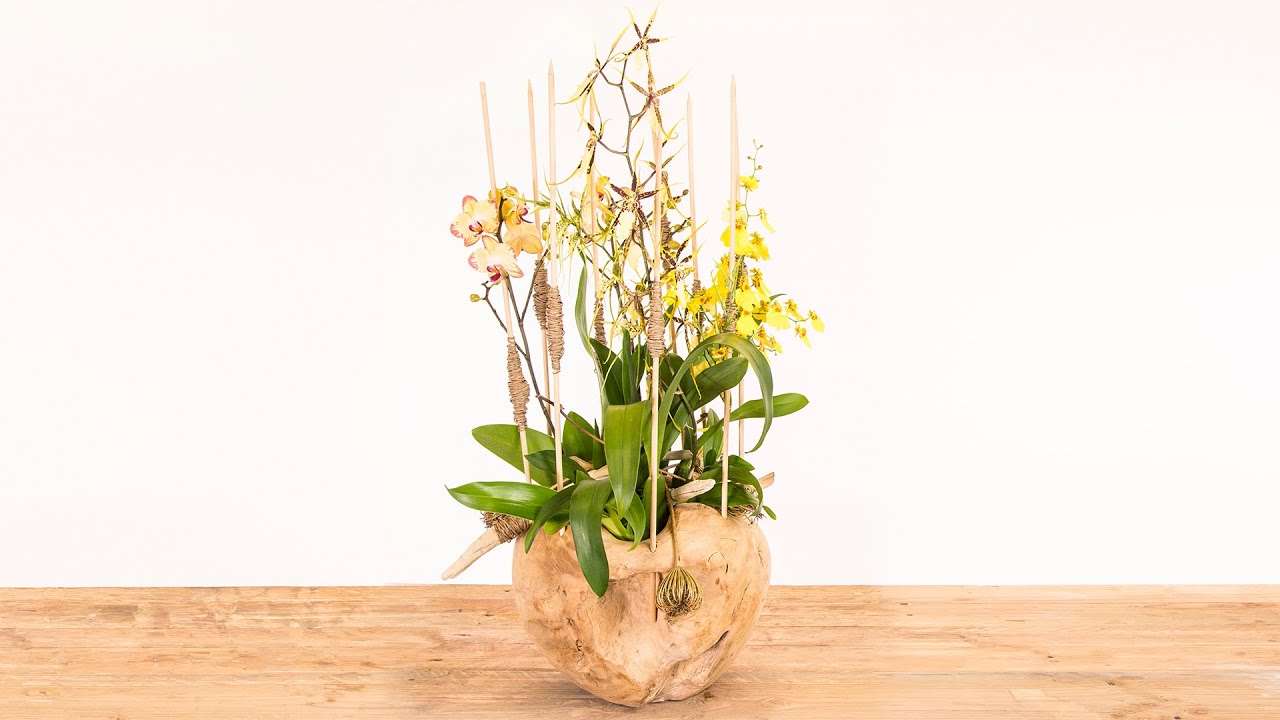 Natural Orchid Design | Flower Factor How To | Flower Arrangement