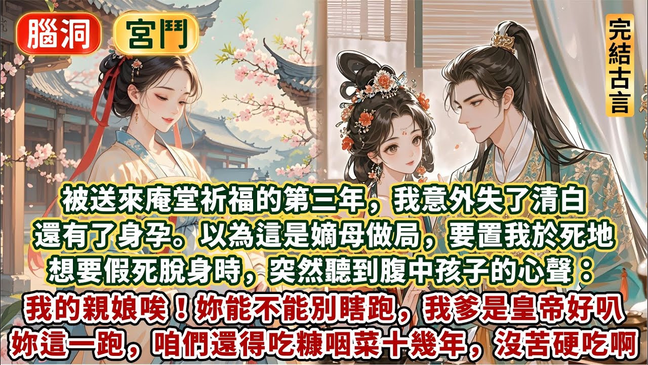 完結逆襲爽文：被送來庵堂祈福的第三年，我意外失了清白，還有了身孕。以為是嫡母做局要置我於死地。想要假死脫身時，突然聽到腹中孩子的心聲：我的親娘唉！妳能不能別瞎跑，我爹是皇帝好叭，乖乖等他來接妳進宮享福