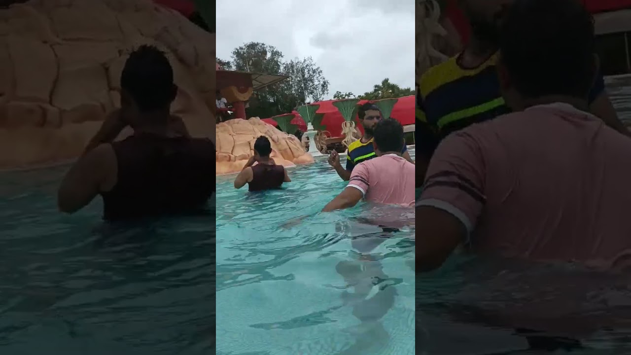 wave pool waterpark in Mumbai । Water Kingdom shorts video । you tube shorts । reels । Mdalistriker
