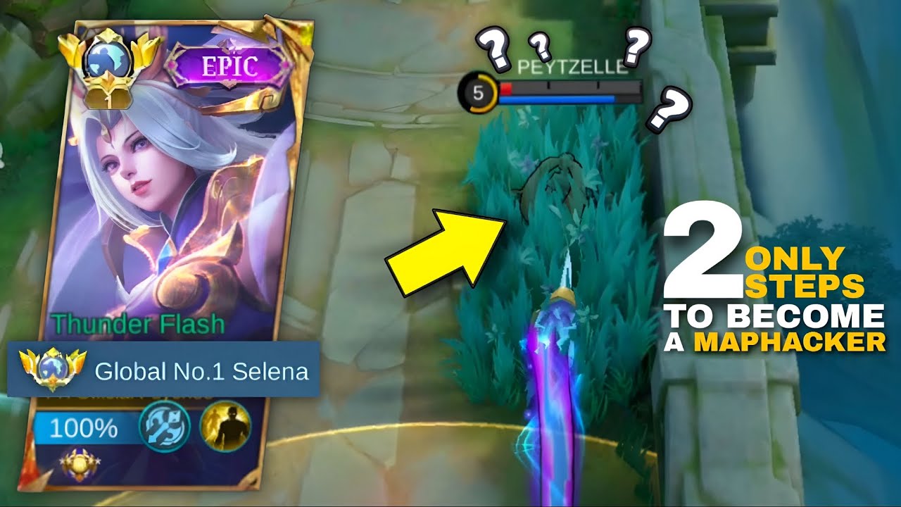 ONLY 2 STEPS TO BECOME A MAPHACKER (SELENA TUTORIAL) | FORMER TOP 1 GLOBAL SELENA | SELENA GAMEPLAY