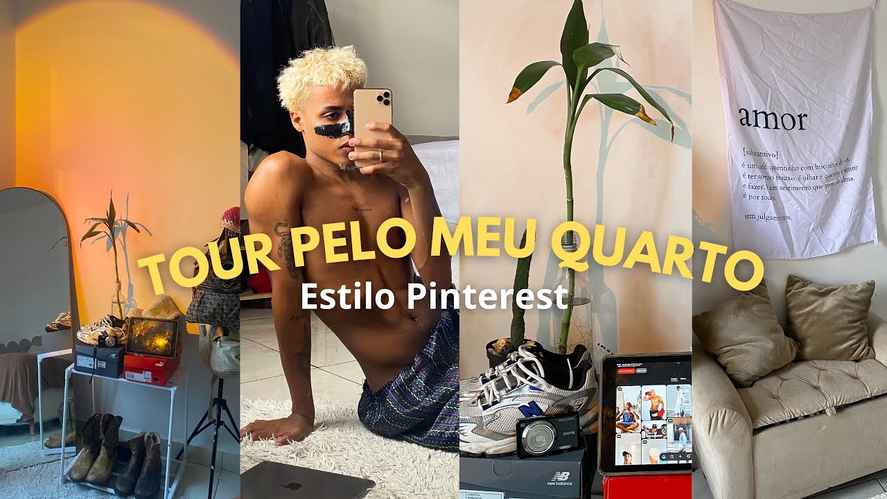 DECOREI MEU QUARTO ESTILO PINTEREST | tour pelo meu quarto…