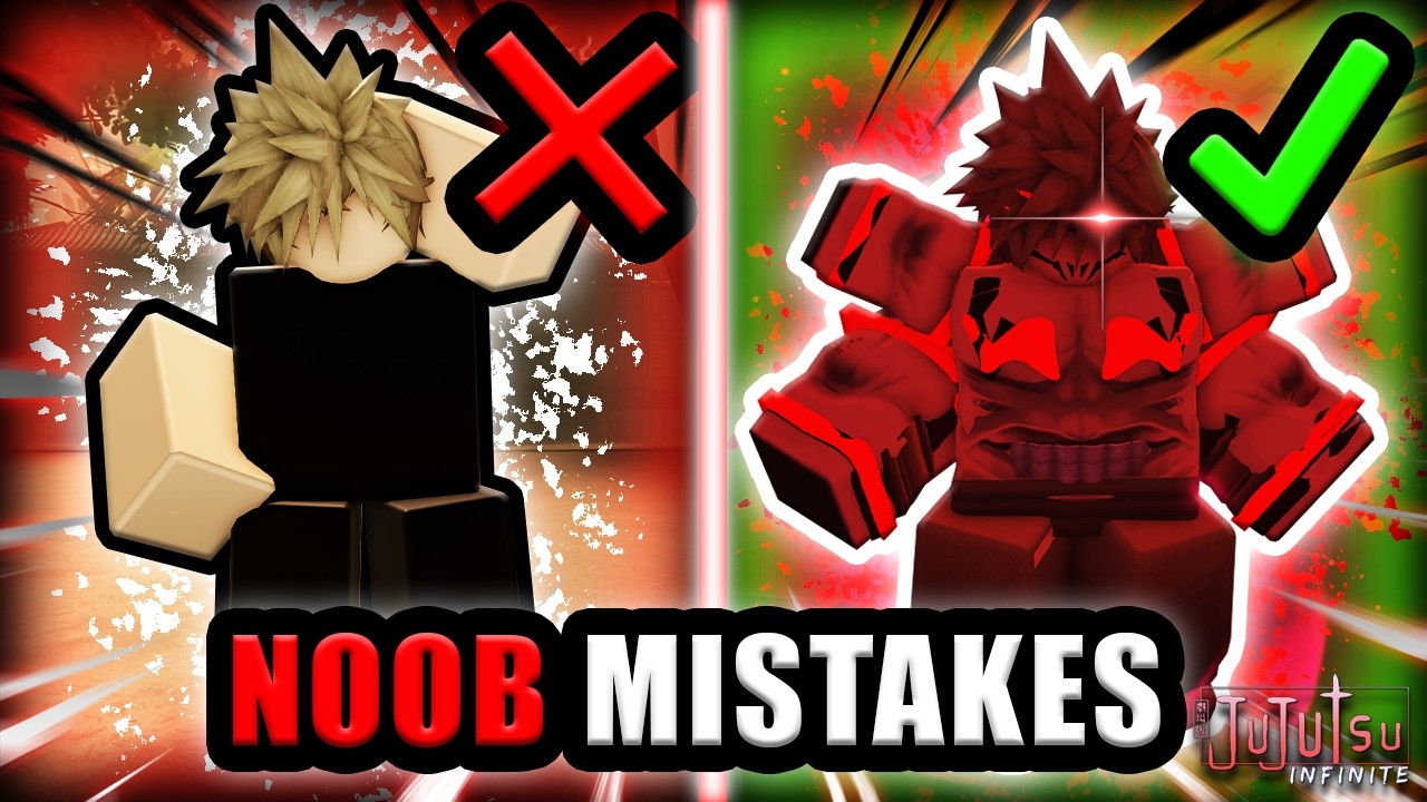 10 ОШИБОК НУБИСТА, КОТОРЫЕ ВЫ СОВЕРШАЕТЕ в JUJUTSU INFINITE Roblox!