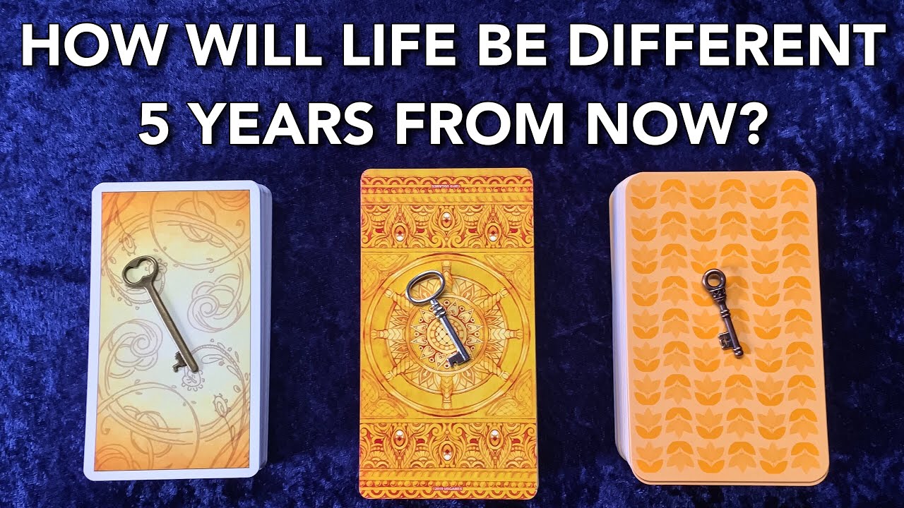 HOW WILL LIFE BE DIFFERENT FOR YOU IN 5 YEARS? WHAT WILL HAVE CHANGED? ✨ Pick a Card Tarot Reading ✨