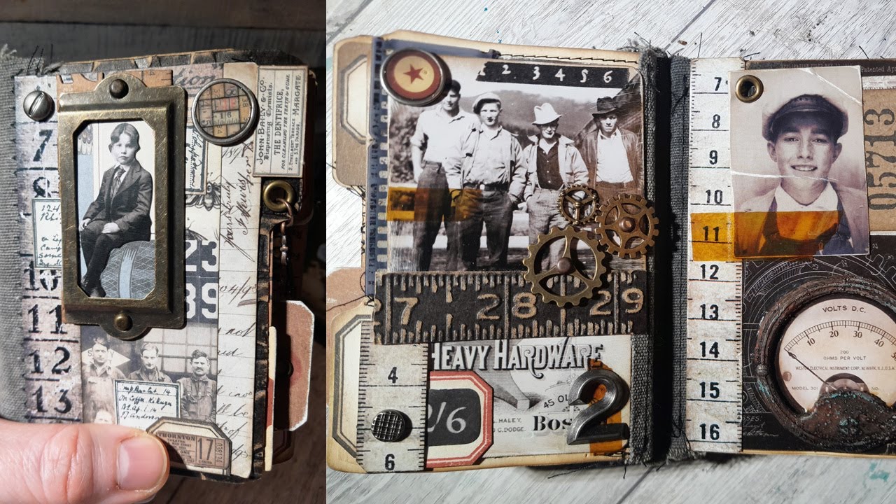 VINTAGE Idea-Ology Junk Journal Flip-through