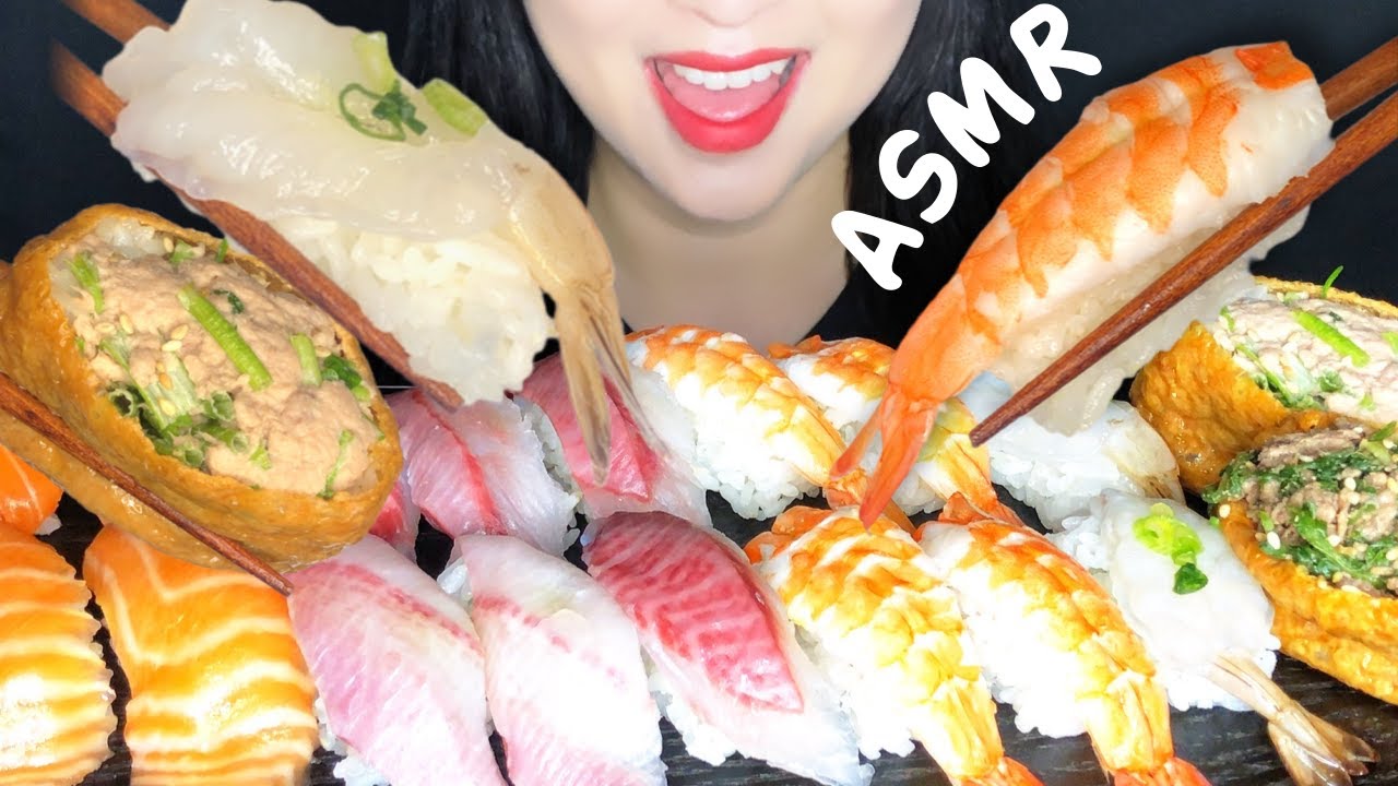 ASMR SUSHUI Mukbang Eating show | Seafood Mukbang | NO TALKING | REAL EATING SOUND