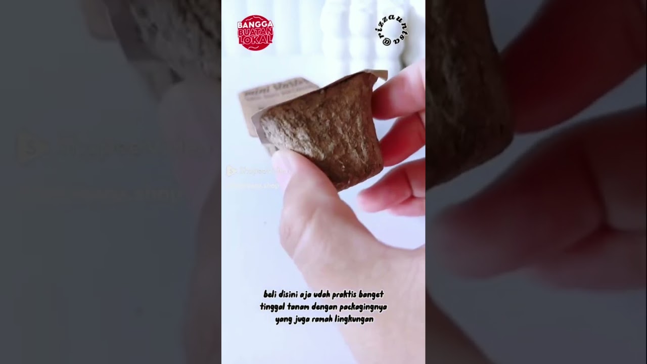 planting kit souvenir dikemas dengan recycle paper 