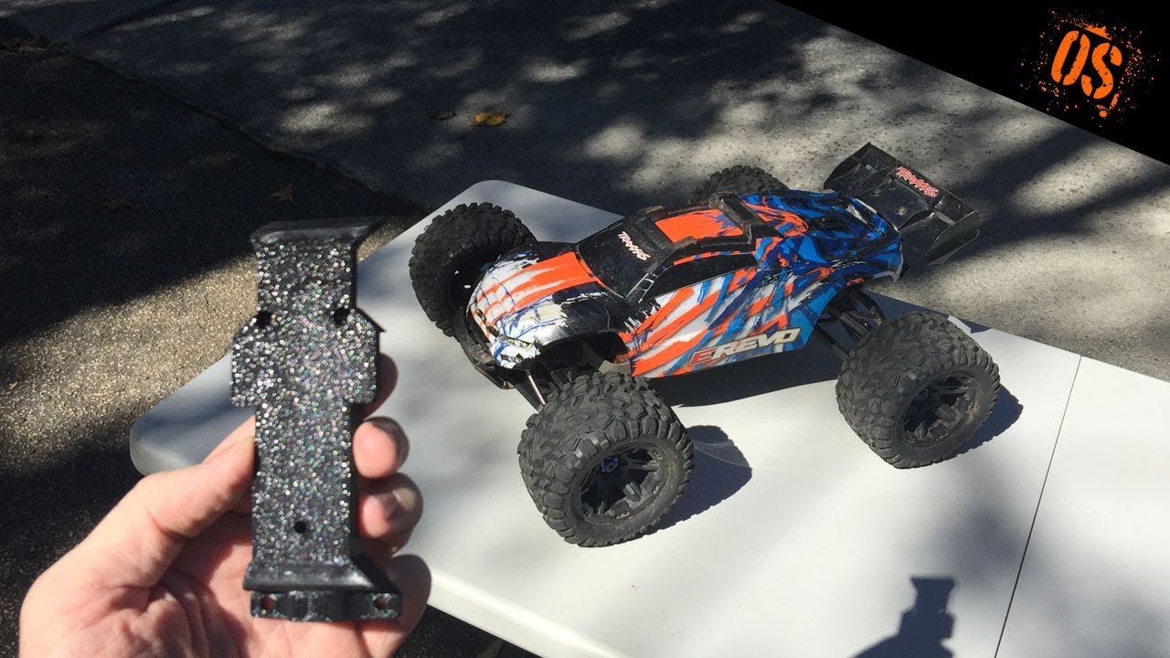 E Revo 2 0 3D Printed Skid Plate Test