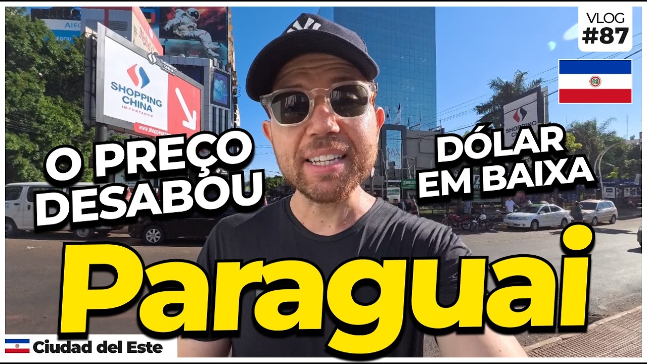 BAIXOU O PRE&Ccedil;O NO PARAGUAI? FUI VER OS PRE&Ccedil;OS DE ELETR&Ocirc;NICOS NO SHOPPING CHINA🇵🇾
