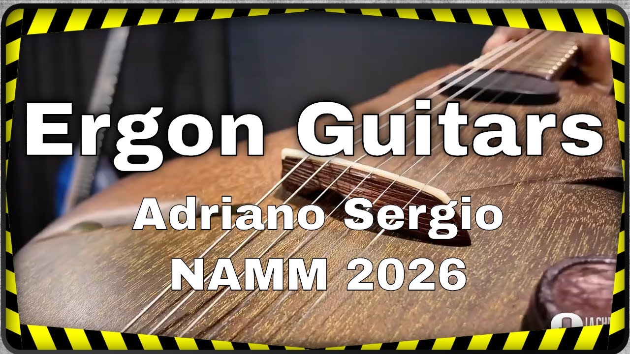 Ergon Guitars, Interview Adriano Sergio au NAMM (version intégrale)