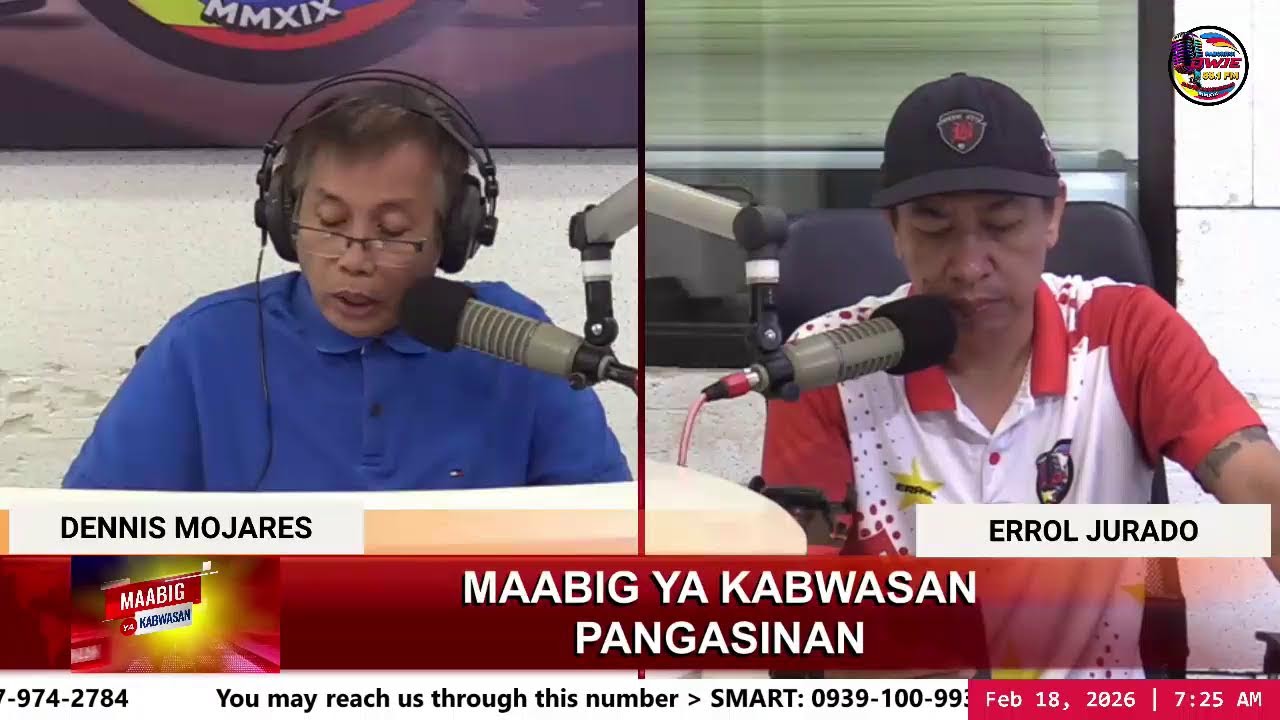 Maabig Ya Kabwasan Pangasinan  WEDNESDAY, February 18, 2026