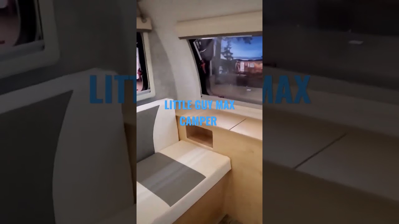 Little guy max camper at the Atlanta rv and camping show from yesterday. #camper #little camper