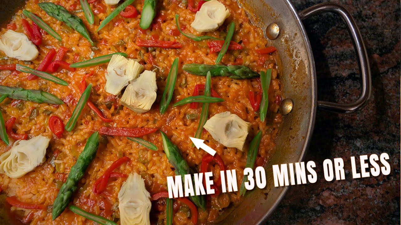 ИДЕАЛЬНАЯ испанская паэлья из 100% овощей БЕЗ специальных ингредиентов | Шеф-повар Джеймс