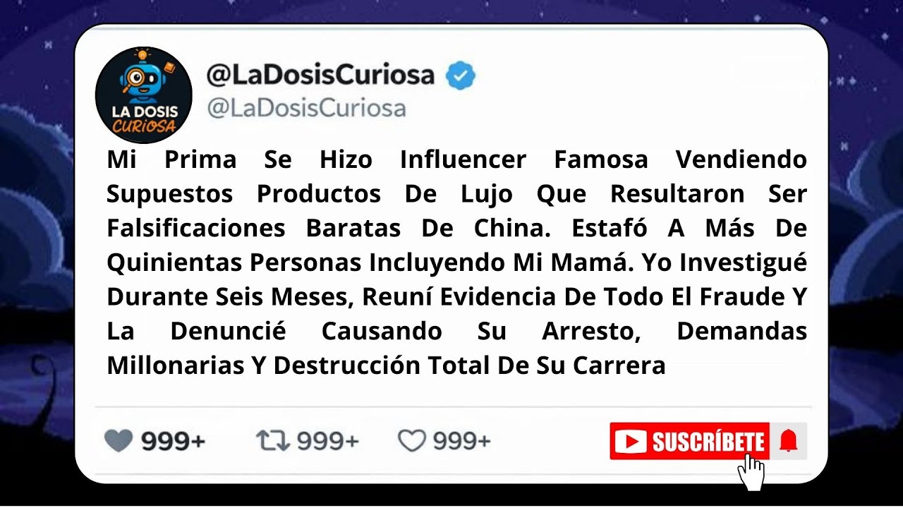 Mi Prima Influencer Estafó A 500 Personas Con Productos Falsos. La Expuse Y Fue Arrestada