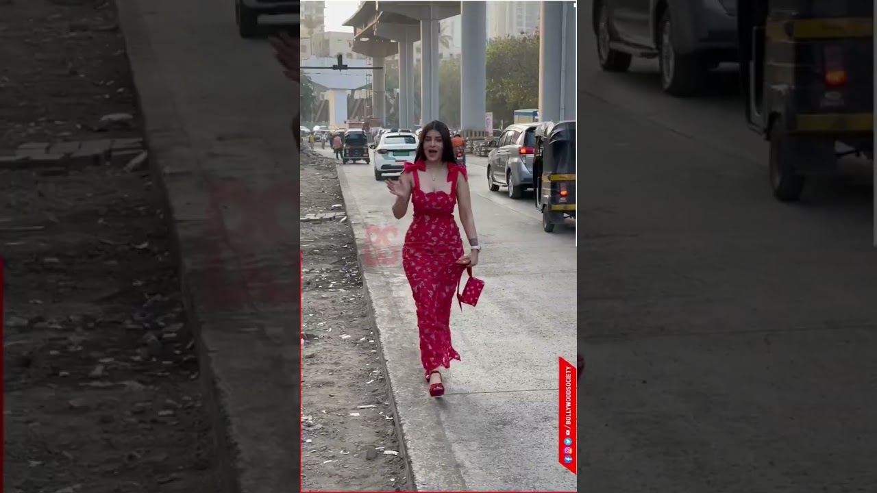 Edin Rose♥️ spotted in a stunning red dress💃