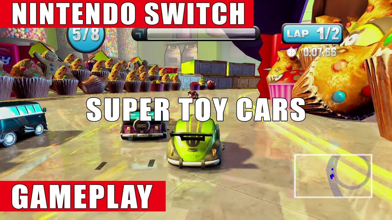 Super Toy Cars Nintendo Switch Gameplay