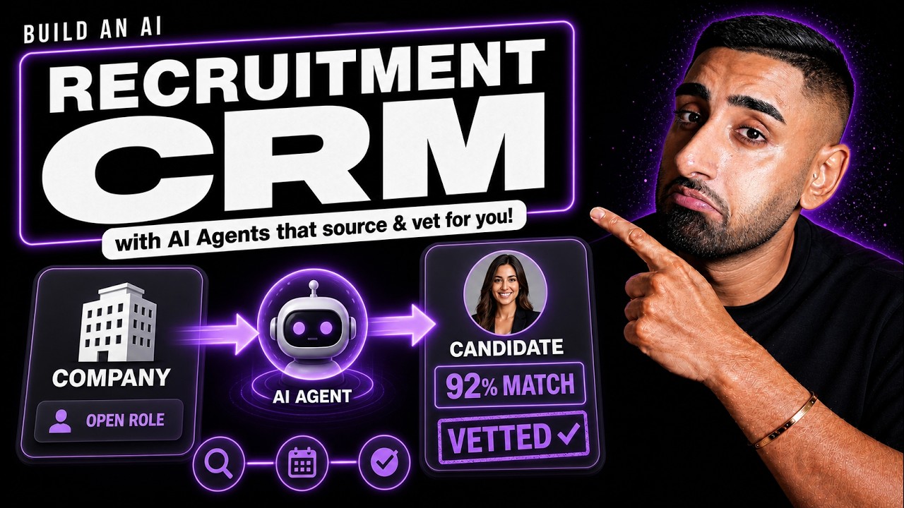 🟢 Build a CRM Recruitment App with AI | Beginner Series Ep#19 (AI Agents, SaaS, Sanity Context, MCP)
