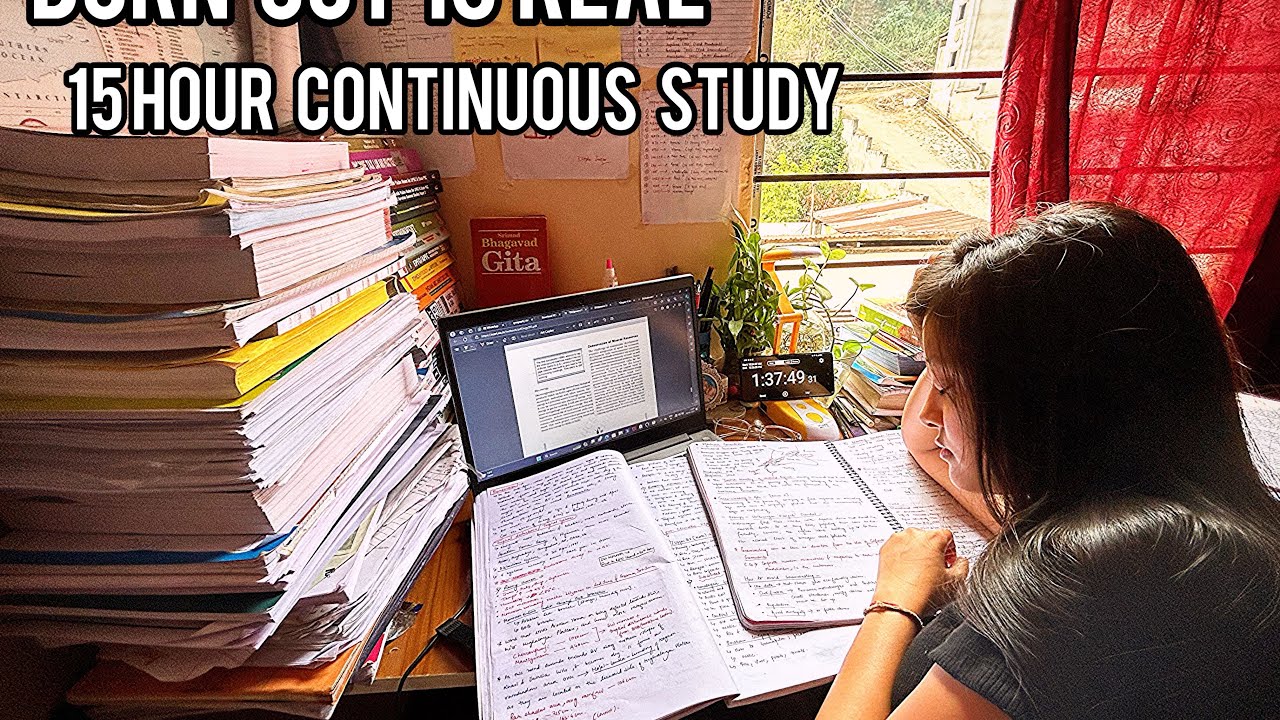 Woke up at * 3AM *to study for UPSC|📖A productive day in the life of a UPSC ASPIRANT | PRELIMS 2024