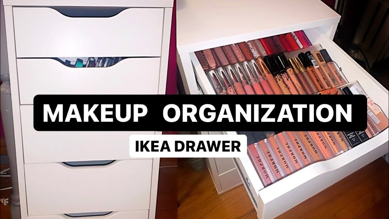ORGANIZING MY MAKEUP|| IKEA ALEX DRAWER|| Rachael Bogarin