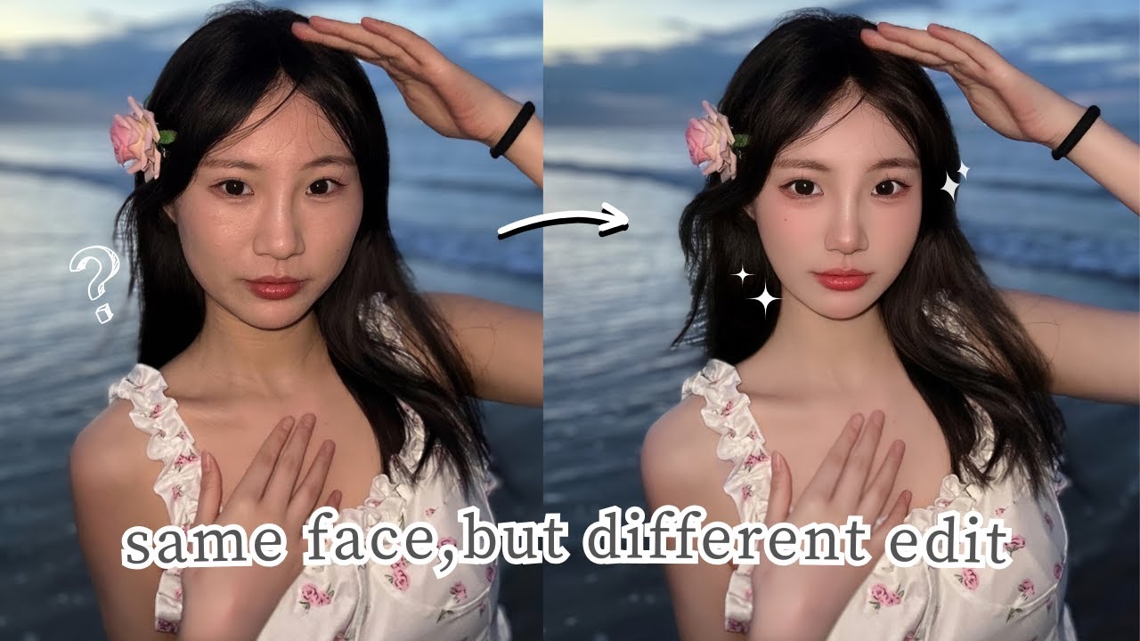 How To Edit Look Like a Korean Girl😍Easy editing with xingtu app!